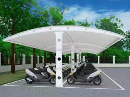 帶大家了解膜結(jié)構(gòu)停車棚怎么避免膜面積水？